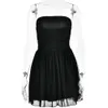 Hot Selling New Dress, Sexy Trend, Mesh Splicing, One Line Collar, Strapless, Backless Short Skirt for Women F42845