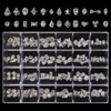 Nagelkunst Strauchsteine Kit 3d Charm Schmuck Luxusteile Edelstein Steinkristall Diamant Dekorationen Accessoires 240425