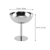 Dinnerware Sets Multipurpose Stainless Steel Ice Cream Cup Dessert Cups Novelty Holder Restaurant Pudding