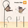 Garden Decorations Solar Watering Can Light Hanging Waterfall Lamp Waterproof Outdoor Garden Decor Yard Porch Lawn Backyard Landscape Sun LED Lamp