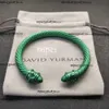 Новый 2024 Dy Desginer David Yurma Jewelry Brealet Bracelet Simple и элегантный популярный тканый скрученный модный кольцо веревки David Bracelet Punk Jewelry David Size 2 579