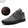 Chaussures décontractées printemps automne de style coréen de style coréen talons plats coudre patchwork troupeau hommes baskets hiver en peluche mâle taille 38-44