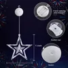 Décoration de fête Patriotic Independence Day Plaflable Toy 4 juillet Festival American Outdoor LED Light Battered Ambied Lighting