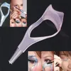 3 In 1 Make -up Mascara Shield Guard Eye Lash Mascara Applicator Kam wimper Curling Makeup Brush Curler Cosmetics Tools