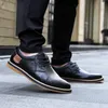 Scarpe da uomo abbigliamento uomo in pelle genuina oxford allaccia su mocassini casual comodi mocassini da ufficio di moda maschio 240417