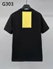 DSQ Phantom Schildkröte kurzärmeligte Baumwoll-T-Shirt mit Milano Logo Print T-Shirt Herren T-Shirts Kurzarm T-Shirts Sommer Hip Hop Tops Streetwear |5672