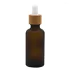 Bouteilles de rangement 5 ml-100 ml d'huile essentielle à huile essentielle Bouteille cosmétique Brown Shade Glass Bot