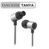 ヘッドフォンTanchjim Tanya DSP 7mmダイナミックイヤホン3.5mmラインプラグHifiイヤホン付きマイク