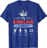 T-shirts masculins My Bowling Technique Shirt Bowling T-shirt Funny Bowler Gift T-shirt graphique T-shirt Summer Tops Tops Coton Casual T240425