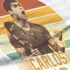 T-shirt damski Carlos Alcaraz retro rocznik okrągłego kołnierza poliestrowy Tshirt Tennis Basic T Shirt Womans Ubrania moda T240425