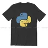Camisetas para hombres orgullosos desarrollador de python Hipster Polyester Tshirts Computer Software Programa Enginr Harajuku Tops T Shirt O Neck T240425
