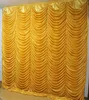 Biały 3M6M Ice Knit Pleted Swag Tacdrop ​​Curtain 1PCS MOQ z użyciem WeddingBanquetel 2683090