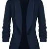 Damespakken 2024 Spring herfst mode blazer jas Vrouwen passen Europees werk ol dun een lange mouw mujer bovenkleding 11