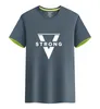 Heren T -shirt Zomer Snel drogen van hoge kwaliteit Oneck Ademvolle top Casual Outdoor Running Fitness Clothing 240426