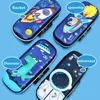 3D EVA pen case Password lock pencil case cute stationery box Cartoon animal pencil box student pen bag kid School supplies gift 240423