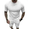 Męskie szorty T-shirt Shorts Sete Sportswear O-Neck Talia stała strój do aktywnego stylu życia