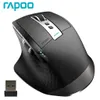 Rapoo MT750 Multimode Multimode Wireless Mouse Ergonomic 3200 dpi Bluetooth Easyswitch fino a 4 dispositivi 240419