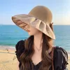 Weitkrempeln Hats Bowknot Sun Hut Mode Sonnenschutzmittelschutz UV Fischer Sommer Sommer