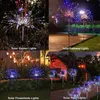 Garden Decorations Solar Led Firework Fairy Lights Outdoor Garden Decoratie Lawway Lights for Patio Yard Party Christmas Wedding Decor