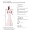 Side Prom Sexy Dresses Slit With Off Shoulder Long Sleeves Crystal Beaded Dusty Pink Evening Gown For Women 2024 Birthday Party Special Ocn Dress