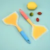 UTANSILS 1PC NONSTICK SILICONE SPATLA för matlagning av nötkött, kött, ägg och Pizza Essential Kitchen Tool för enkel matlagning