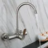 Robinets de lavabo de salle de bain modéliser le robinet de cuisine murale avec des performances de service long