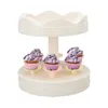 Outils de cuisson de cuisson cupcake rotatif de gâteau en plastique plateau plateau tourtonnable décoration et support de cuisson Affichage de rotation de desserts pour les pâtisseries décor