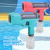 Gun Toys Summer Water Gun Non Electric Pistol Hoge druk Volledig automatisch schieten water Beach Toy Gun T240428