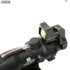 Style ACOG 4x32 Black Scopes Optic Tactical Red illuminé avec RMR Red Dot Sight Hunting Riflescopeqqqq