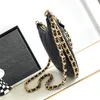 Designer Womens Luxus Leder Reißverschluss Handtaschen Checked Faden Geldbeutel Solid Haspace Square Stripes Umhängetaschen