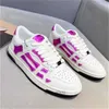 2023 scarpe da ginnastica bassa sneakers di lusso Skel Schermo per pannelli per cranio da uomo Scheletro riflettente Scheletro Fare a maglie Skateboard in pelle Walking EU35-45