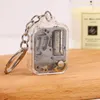 Keychains Metal Home Decor DIY Play Set Clockwork Work Mécanique Chaînes Clé Case Boîtes de musique Anneaux