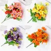 Fleurs décoratives petites fleurs sauvages artificielles bouquets vibrants de fleurs sauvages pour la décoration intérieure 6 paquets d'intérieur simulé coloré