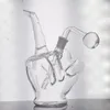 New Arrival 14mm Female Glass Bongs Hookahs Heavy Thick Beaker Bong Bubbler Water Pipe Dab Rig Ash Catcher Bongs with Downstem Oil Burner Pipe