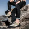 Casual Shoes Men Sneakers Sport Lekkie krowi zamszowe skórzane oddychane buty męskie mieszkania Tenis zapatillas hombre