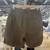 Kadınlar için Düz Eklenen Kadınlar Yaz Trend Giysileri 2024 Pamuk Moda Kısa Pantolon Kızlar Gençlik 200s Y2K SKORT