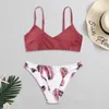 Swimwear pour femmes Bikinis de string sexy 2024 Femmes Push Up Massuit de bain imprimées Baigneurs de vêtements de plage Bathing Bathing Swimming Swim Suite # 52