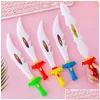 Sword/pistole a LED Swords/Guns 8 pezzi Spade luminose giocattoli per bambini illumina le bacchette lampeggianti.