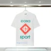 Männer Casablanc T Shirt Designer Shirts Sommer Neues Sternenschloss Kurzarm Casa Shirts Tennis Club Man Outfit s xxl