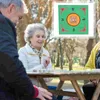 Bordduk Square Poker Track: Red Board Games Tile Topper Mahjong Track för hemmet