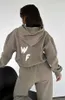 Women Tracksuit Set Hoodies Designer Frauen Pullover Outfit Sweatshirts Sporty Long Sleeved Pullover Kapuzentracksuiten Foxx Sporty Hosen asiatische Größe S-3xl