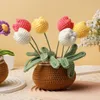 Kit de fleurs de crochet Kraball pour les débutants avec didacticiel Tutoriel en coton Tricotage Fil Filles à outils de bricolage