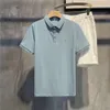 Fred Polo Perry Men Designer T-Shirt أعلى جودة الأزياء الفاخرة Polos Summer Mens تطريز صغير لؤلؤة القطن بولو تي شيرت قصير الأكمام صدرية نصف الأكمام