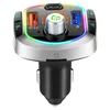 Car Bluetooth receiver MP3 plays 5.0 lossless music, car cigarette lighter multifunction supplies fast charging bc63