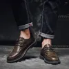 Sapatos casuais masculino masculino Sapato confortável 2024 Couro para homens Negócios Oxfords Vestido de noiva dirigindo