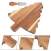 Canecas Chopping Board Cheese Cutting Wooden Christmas Charcuterie Boards Faca Bandeja