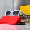 Fendisunglasses f Güneş gözlükleri güneş gözlüğü tasarımcısı Fenti güneş gözlükleri Fendisunglasses 2024 Erkekler ve kadınlar için yeni şık güneş gözlükleri en iyi kalite 176