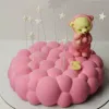 Vormen 1/6 cellen 2 stijlen beschikbare wolkenvorm mousse dessert bakvorm siliconen cake schimmel bubbelvormen keuken muffin pan