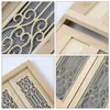 1 12 poupées meubles miniatures Porte d'écran Portes en bois non bricolage pour la scène de bricolage Doll Meuble Craft 240423