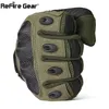 Refire Gear Army Military Tactical Gants Men Paintball Airsoft Carbon Knuckle Full Finger Glove Anti-Skid Bicycle Combat Mitten 240424